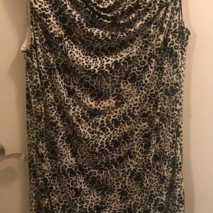 Women’s Plus Size 3x Larry Levine Animal Print Dress